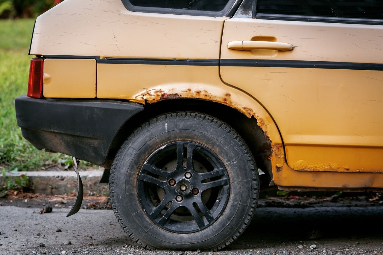 Car rust damage in Tulsa, OK